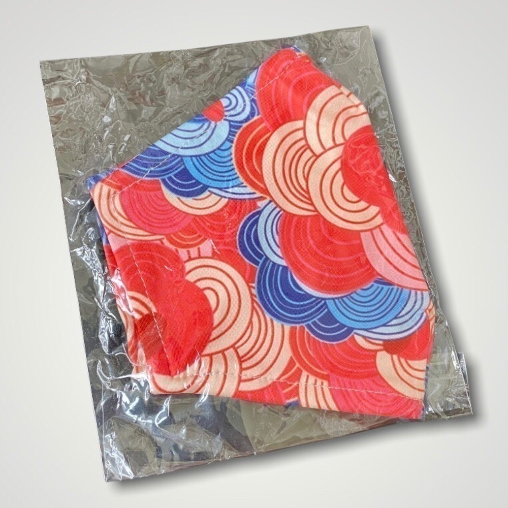 5 Colorful Adjustable Reusable Soft Cloth Face Masks - Picture 4 of 6